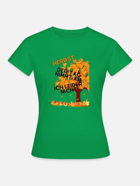 Herbst - Frauen T-Shirt - Kelly Green