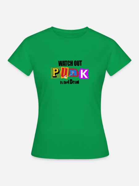 PUNK - Frauen T-Shirt - Kelly Green