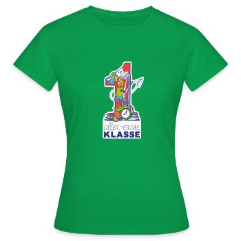 Erste Klasse - Frauen T-Shirt - Kelly Green - Vorne - AI Model Female 172 dark (172cm)