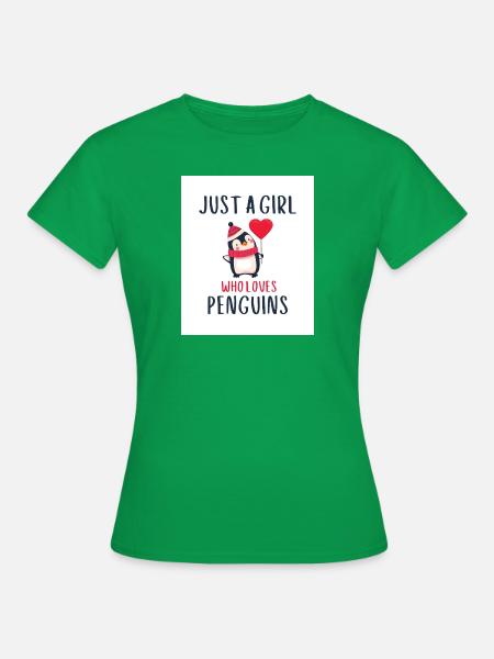 PENGUINS - Frauen T-Shirt - Kelly Green