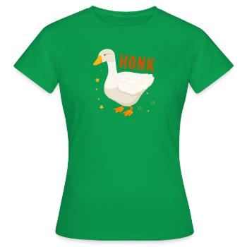 HONK (version légère) - T-shirt Femme - vert - Devant - AI Model Female 172 dark (172cm)