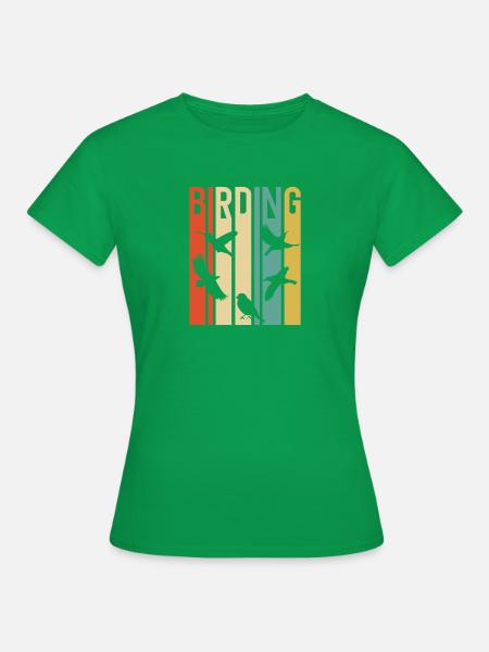Birding Birdwatching Lovers | Birdwatching - Frauen T-Shirt - Kelly Green