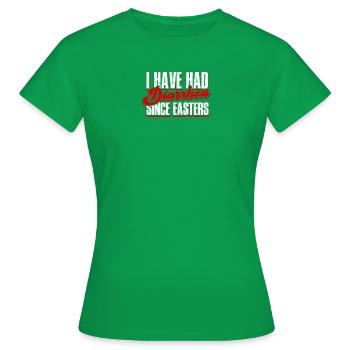 J’ai la diarrhée depuis Pâques - les amateurs de nacho - T-shirt Femme - vert - Devant - AI Model Female 172 dark (172cm)