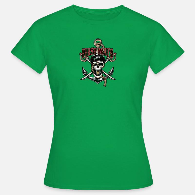 First Mate - skeleton - Women's T-Shirt - kelly green