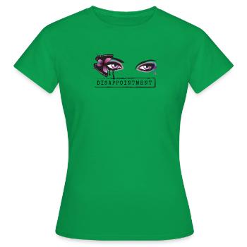 Déception | Vêtements Emo pour filles | | Emocore Emo - T-shirt Femme - vert - Devant - AI Model Female 172 dark (172cm)