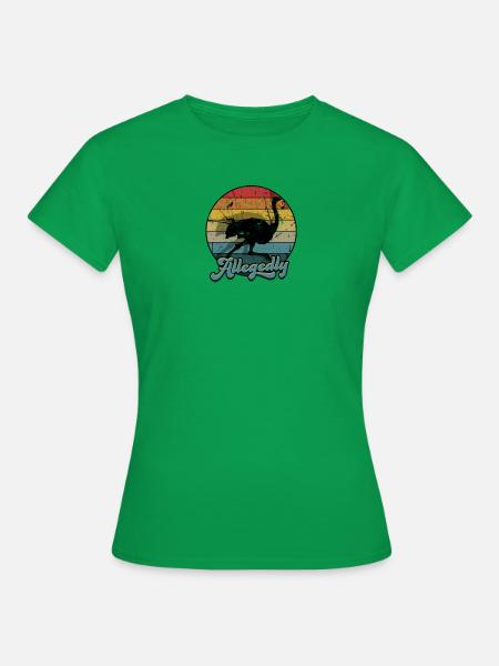 Angeblich - Strauß - Frauen T-Shirt - Kelly Green