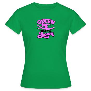 Reine de la poutre - cascade - T-shirt Femme - vert - Devant - AI Model Female 172 dark (172cm)