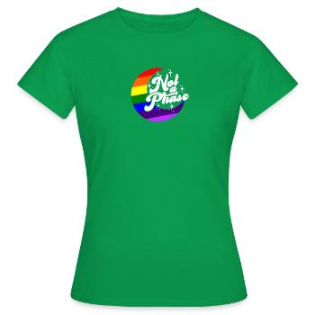 I put the fun in funding - loan aid - Women's T-Shirt - kelly green - Front - AI Model Female 172 dark (172cm)