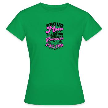 Fière maman d’un putter de crosse génial - - T-shirt Femme - vert - Devant - AI Model Female 172 dark (172cm)