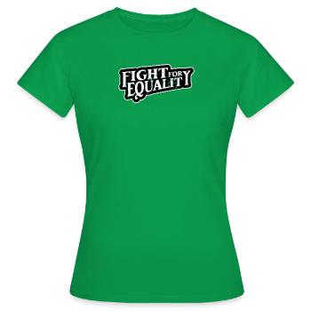 Fight for Equality - Equality - Women's T-Shirt - kelly green - Front - AI Model Female 172 dark (172cm)