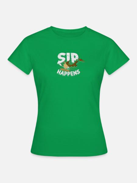 Schluck passiert - Tee - Frauen T-Shirt - Kelly Green
