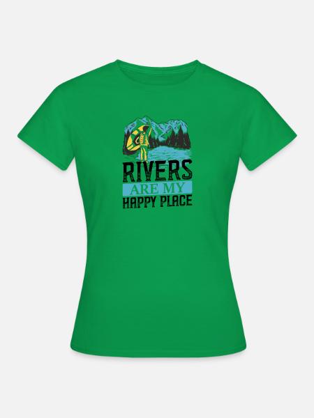 Fluss Rafting - Frauen T-Shirt - Kelly Green
