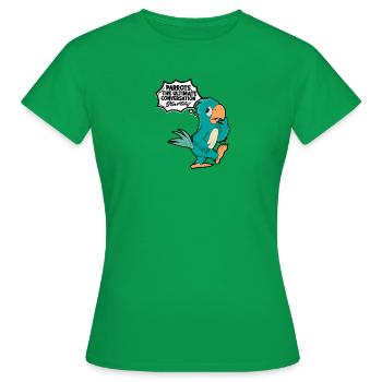 Les perroquets, les amorces de conversation ultimes - - T-shirt Femme - vert - Devant - AI Model Female 172 dark (172cm)