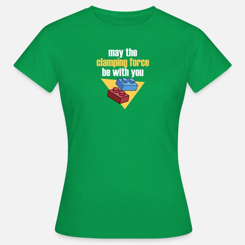 Que la force de serrage soit avec vous - blocs de serrage - T-shirt Femme - vert
