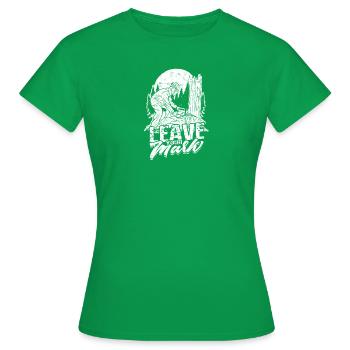 Laissez votre marque - Tronçonneuse - T-shirt Femme - vert - Devant - AI Model Female 172 dark (172cm)