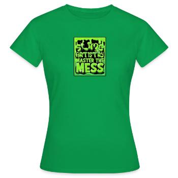 Slime Artistry: Meistere das Chaos - Slime - Frauen T-Shirt - Kelly Green - Vorne - AI Model Female 172 dark (172cm)