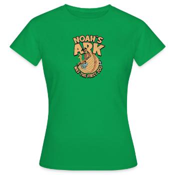 Noah's Ark was the first zoo - Zoo - Women's T-Shirt - kelly green - Front - AI Model Female 172 dark (172cm)