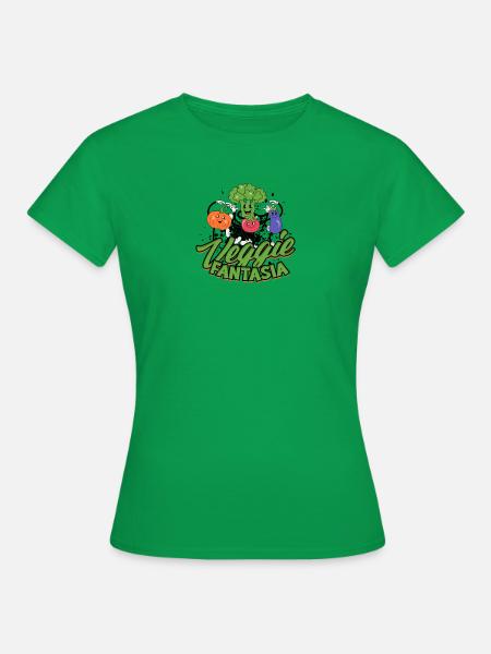 Veggie Fantasia - Veggie - Frauen T-Shirt - Kelly Green