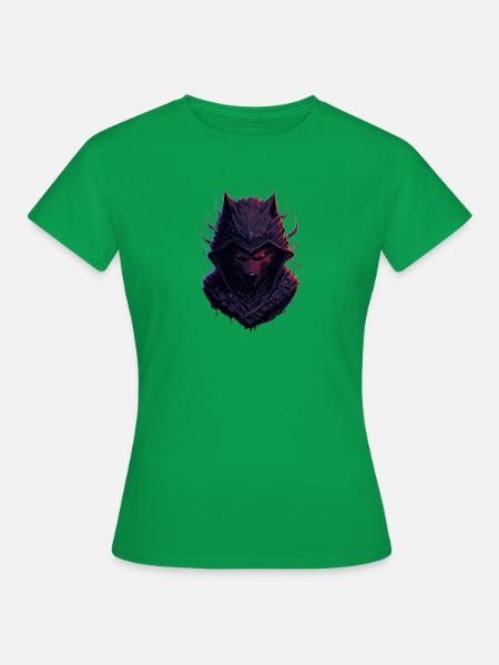 Evil Wolf - Frauen T-Shirt - Kelly Green