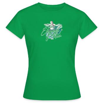 Elegance in Motion - Belly Dancing - Women's T-Shirt - kelly green - Front - AI Model Female 172 dark (172cm)