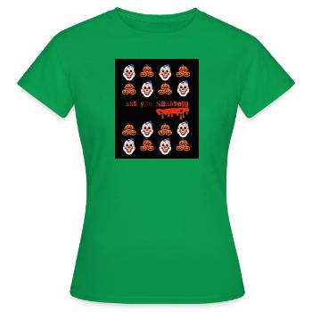 AVEZ-VOUS PEUR?! - T-shirt Femme - vert - Devant - AI Model Female 172 dark (172cm)