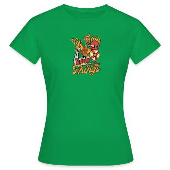 Pour ceux que j’aime, je ferai du grand et du terrible - T-shirt Femme - vert - Devant - AI Model Female 172 dark (172cm)