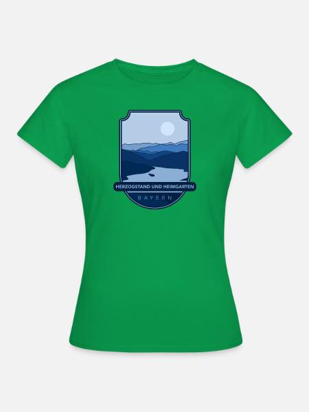 Herzogstand und Heimgarten – Bayern - Frauen T-Shirt - Kelly Green