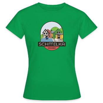 Schmilka – Saxe - T-shirt Femme - vert - Devant - AI Model Female 172 dark (172cm)