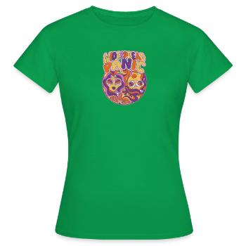 PANIQUE GÉNÉRALISÉE - Peur - T-shirt Femme - vert - Devant - AI Model Female 172 dark (172cm)