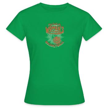 Regarder plus Basketball féminin - Sports - T-shirt Femme - vert - Devant - AI Model Female 172 dark (172cm)
