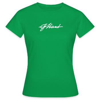 Emmanuel Kant Pilosopher Philosophie Autographe - T-shirt Femme - vert - Devant - AI Model Female 172 dark (172cm)