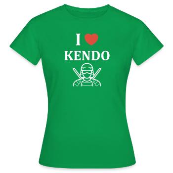 KENDO - T-shirt Femme - vert - Devant - AI Model Female 172 dark (172cm)