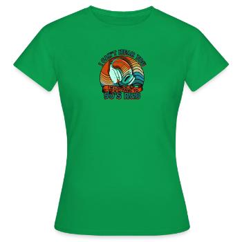 Je ne t’entends pas, j’écoute du R&B des années 90 - Musique - T-shirt Femme - vert - Devant - AI Model Female 172 dark (172cm)