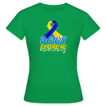 Cohésion de la journée du syndrome de Down - T-shirt Femme - vert - Devant - AI Model Female 172 dark (172cm)