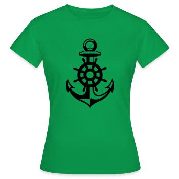 sailor - Women's T-Shirt - kelly green - Front - AI Model Female 172 dark (172cm)