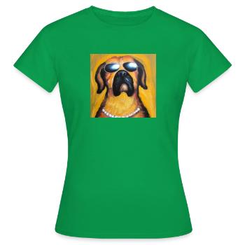 Sunny Dog - Women's T-Shirt - kelly green - Front - AI Model Female 172 dark (172cm)