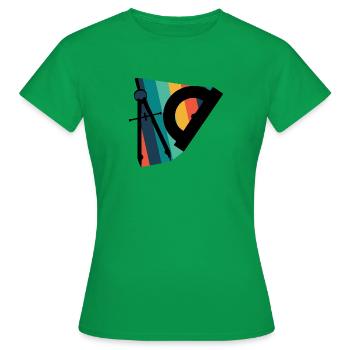 Architecture Étudiant en architecture - T-shirt Femme - vert - Devant - AI Model Female 172 dark (172cm)
