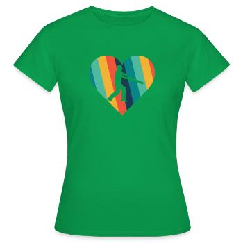 Pichet de lancer de cricket - T-shirt Femme - vert - Devant - AI Model Female 172 dark (172cm)