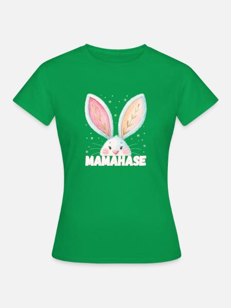 Mamahase Mama Kosename - Frauen T-Shirt - Kelly Green