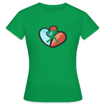 Bowling Bowler Kegel - Frauen T-Shirt - Kelly Green - Vorne - AI Model Female 172 dark (172cm)