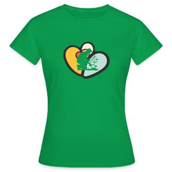 Jardinage horticulture de jardin - T-shirt Femme - vert - Devant - AI Model Female 172 dark (172cm)