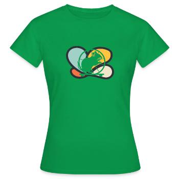 hamster guinea pig animals - Women's T-Shirt - kelly green - Front - AI Model Female 172 dark (172cm)
