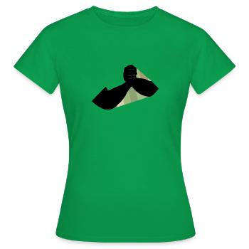 Bras de fer Homme fort - T-shirt Femme - vert - Devant - AI Model Female 172 dark (172cm)