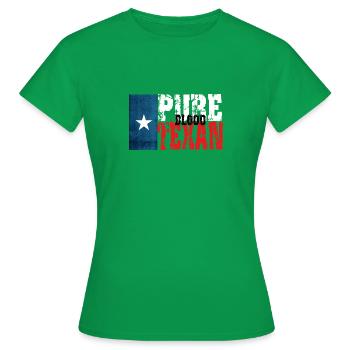 Sang texan pur - T-shirt Femme - vert - Devant - AI Model Female 172 dark (172cm)