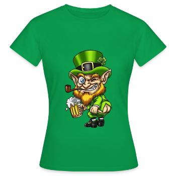 LEPRECHAUN - T-shirt Femme - vert - Devant - AI Model Female 172 dark (172cm)
