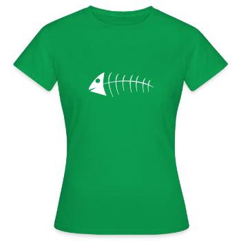 Arête de poisson - T-shirt Femme - vert - Devant - AI Model Female 172 dark (172cm)