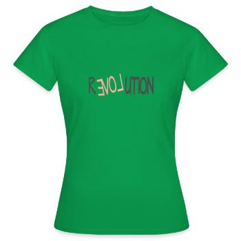 Revolution - Frauen T-Shirt - Kelly Green - Vorne - AI Model Female 172 dark (172cm)