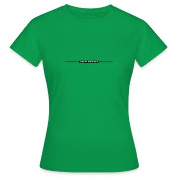 Membre d’équipage - T-shirt Femme - vert - Devant - AI Model Female 172 dark (172cm)