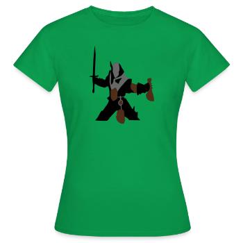 Schwertkämpfer - Frauen T-Shirt - Kelly Green - Vorne - AI Model Female 172 dark (172cm)