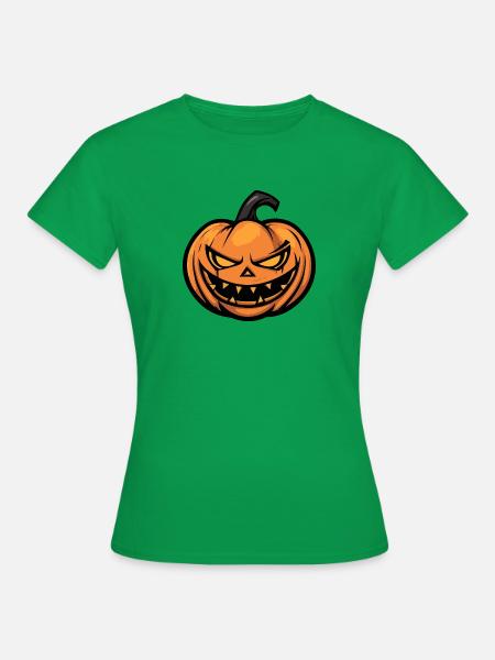 Kürbis Halloween Party - Frauen T-Shirt - Kelly Green